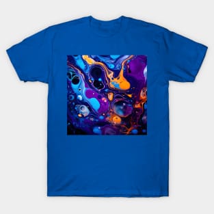 Cosmic Dance: An Abstract Universe of Color T-Shirt